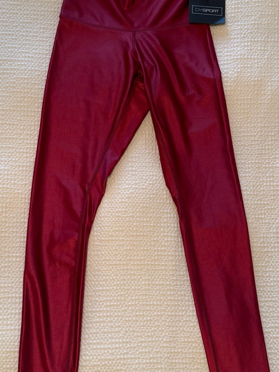 DYI Pants - DYI | Women's Leggings in Deep Berry Red | Size = Small
